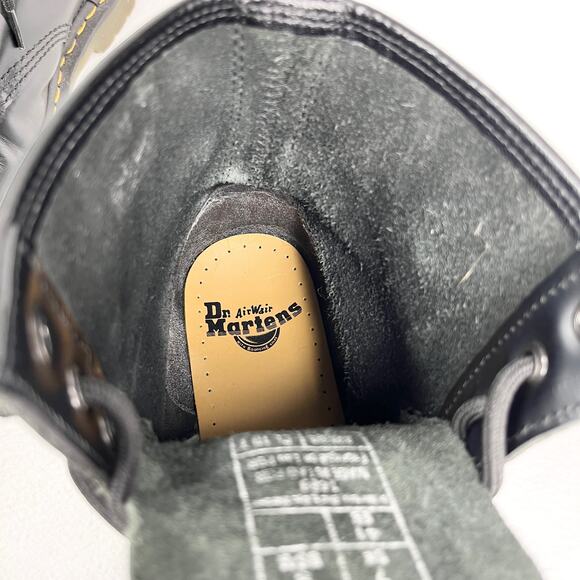 Dr. Martens 1460 Smooth Leather Black Lace Up Boots EU41 W9 M8 UK7 - Picture 11 of 14